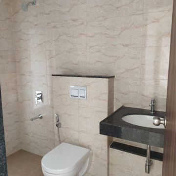 Bathroom in 2 BHK Apartment at Chaphalkar Elina Lite, Mohammadwadi – for Rent