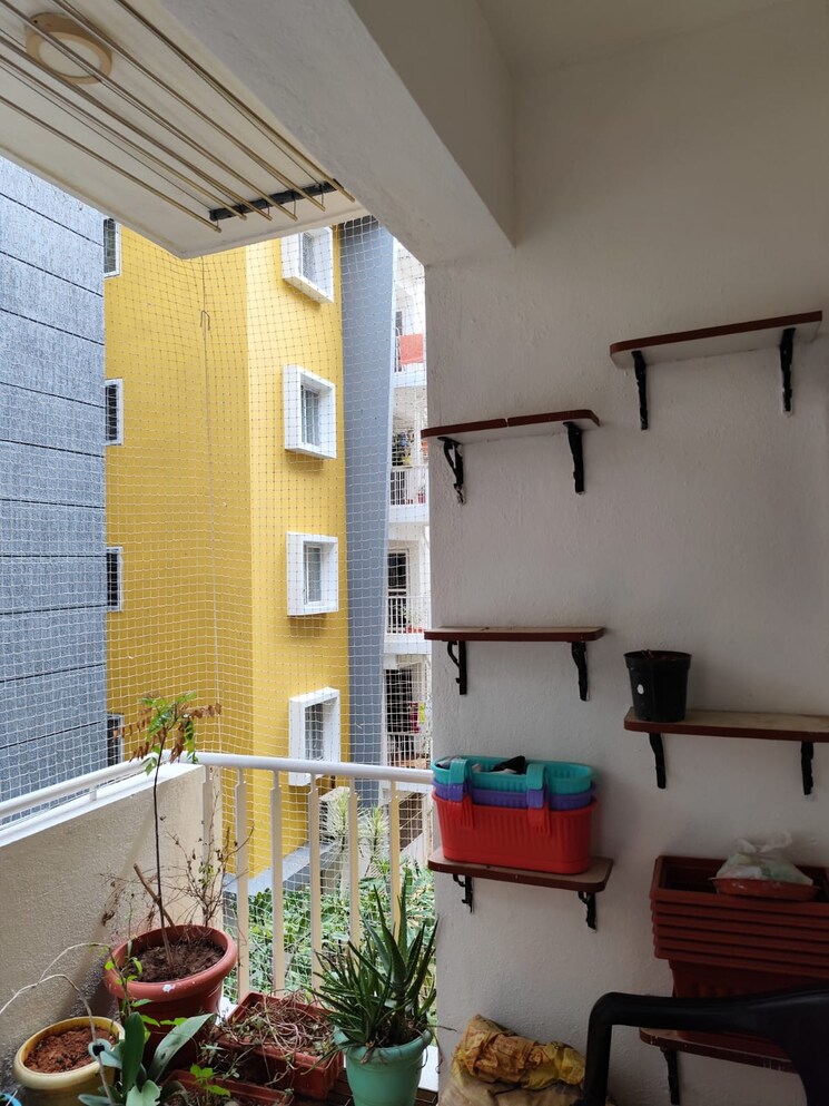 Balcony, nakshatra-celestia-bangalore 2 Bedroom 1100 Sq.Ft. Apartment In Thanisandra Main Road Bangalore 8891748