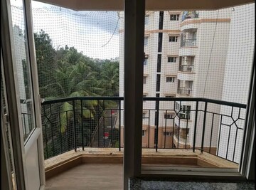 Balcony in 3 BHK Apartment at Prestige Monte Carlo, Yelahanka – for Rent