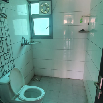 Bathroom in 2.5 BHK Apartment at Panchsheel Green – for Sale