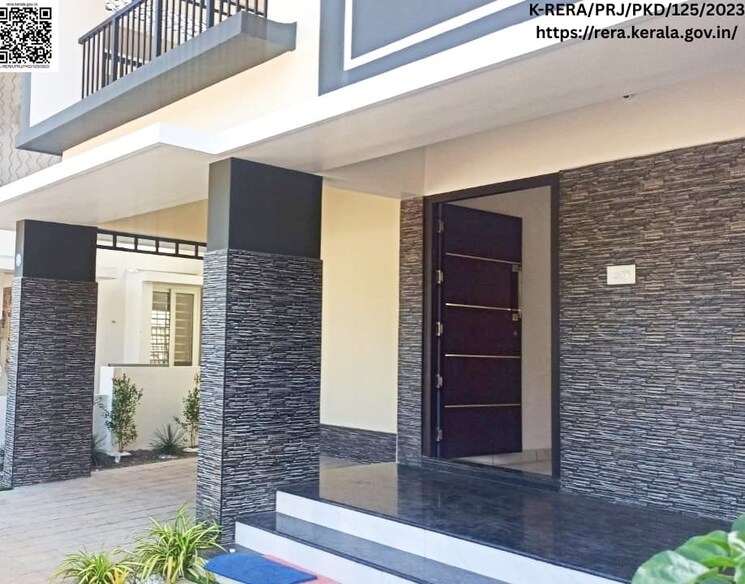Exterior View, chandranagar colony 3 Bedroom 1500 Sq.Ft. Villa In Chandranagar Colony Palakkad 8891783