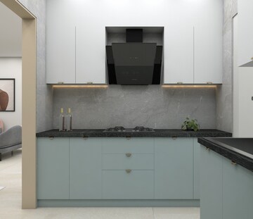 Kitchen in 3 BHK Apartment at Sobha Victoria Park, Hennur Road – for Rent