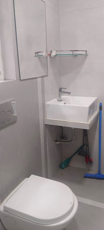 Bathroom in 2 BHK Apartment at Luxus Tower, Kharghar Sector 18 – for Rent