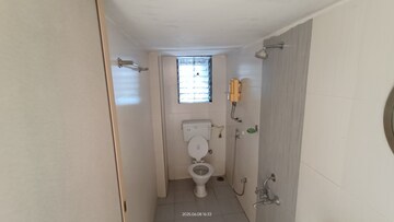 Bathroom in 3 BHK Apartment at Siddhi Gayatri Heritage, Kharghar – for Rent