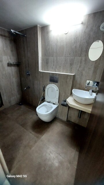 Bathroom in 3 BHK Apartment at Tridhaatu Bhaveshwar Vilas, Chembur – for Rent