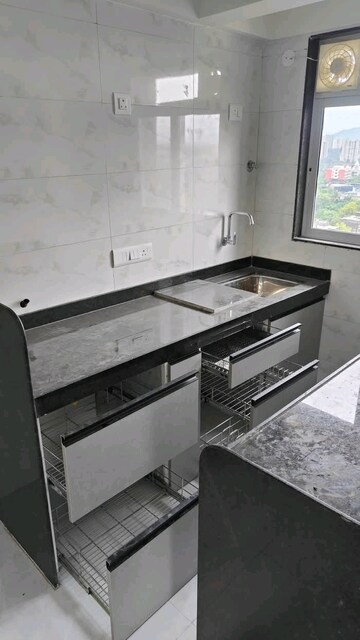 Kitchen in 1 BHK Apartment at Vaibhavlaxmi Peak 25, Vikhroli East – for Sale