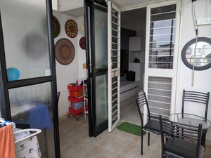 Staircase in 2 BHK Apartment at Mont Vert Vivant, Wakad – for Sale