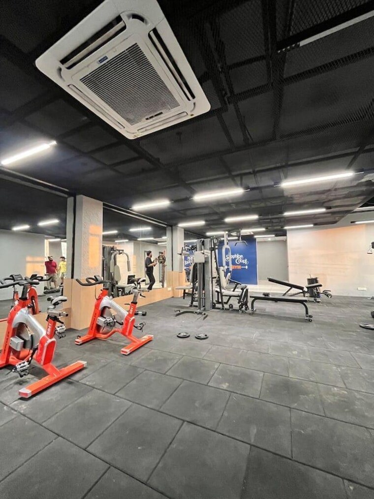 Gym, prem-bansal-sapphire-court 3 Bedroom 1551 Sq.Ft. Apartment In Patiala Road Zirakpur 8892888