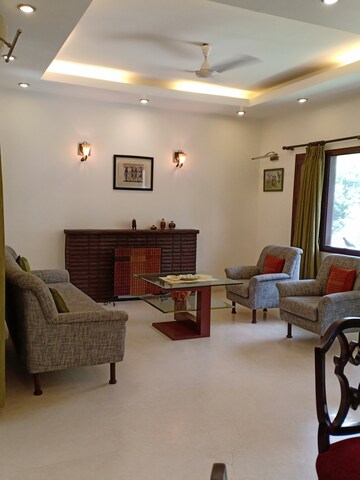 Living Room in 2 BHK Apartment at Boutique Residential Apartments 35, Golf Links – for Rent