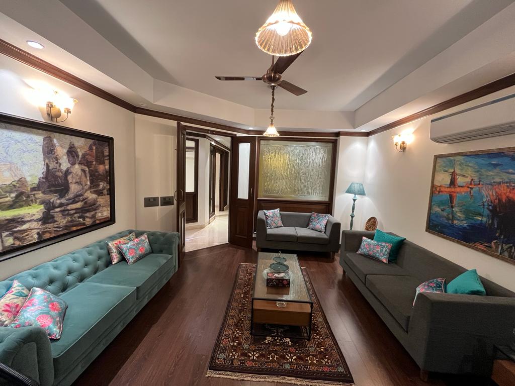 3 BHK + Pooja Room,Servant Room,Study Room,Extra Room Apartment For Rent in Golf Links