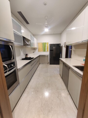 Kitchen in 5 BHK Apartment at Rustomjee Crown, Prabhadevi – for Rent
