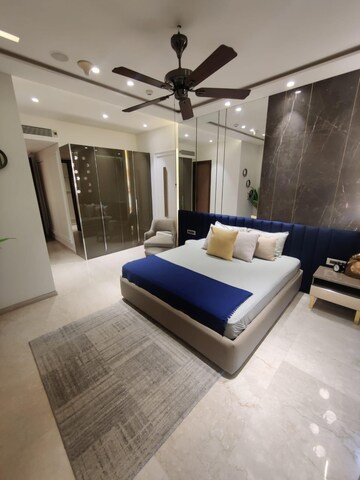Living Room in 5 BHK Apartment at Rustomjee Crown, Prabhadevi – for Rent