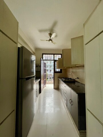 Building Lobby in 3 BHK Apartment at Vip Road – for Rent