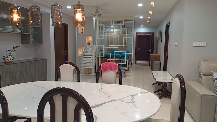 Bathroom, poulomi-90 3 Bedroom 3250 Sq.Ft. Apartment In Kokapet Hyderabad 8893525