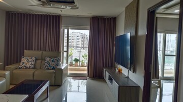 Living Room in 3 BHK Apartment at Poulomi 90, Kokapet – for Sale
