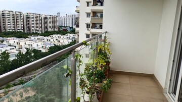 Balcony in 3 BHK Apartment at Poulomi 90, Kokapet – for Sale