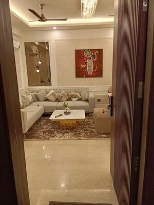 Living Room in 3 BHK Builder Floor at NKV Golden Avenue, Sohna Sector 35 – for Sale