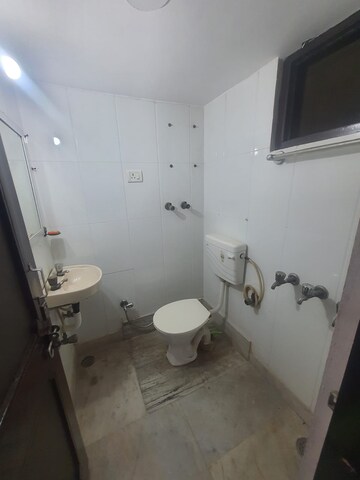 Bathroom in 2 BHK Builder Floor at Prashant Vihar – for Rent