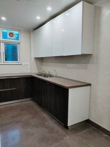 Kitchen in 3 BHK Apartment at Greater Kailash – for Rent