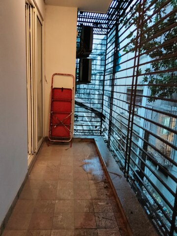 Balcony in 3 BHK Apartment at Greater Kailash – for Rent