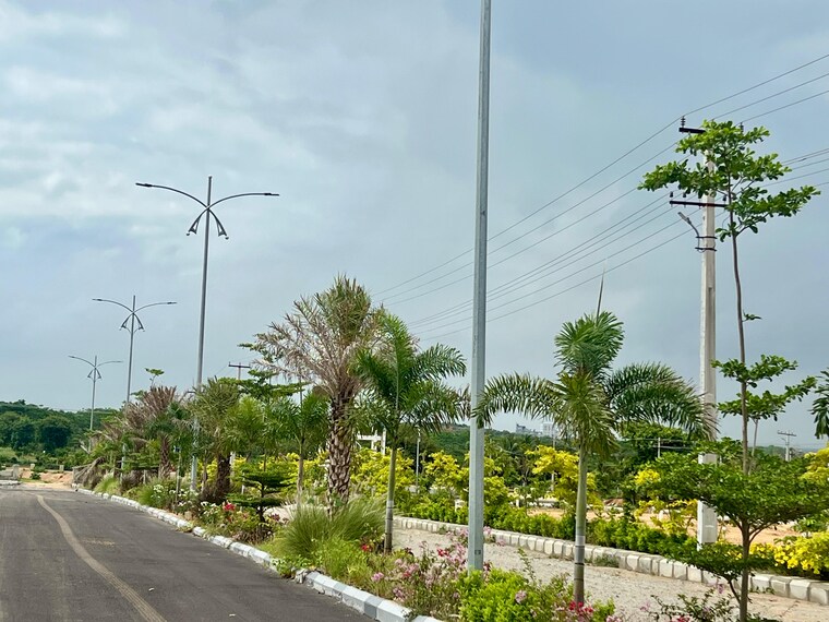 Garden, vasavi-archana-white-lotus  246 Sq.Yd. Plot In Kethireddipally Hyderabad 8893663