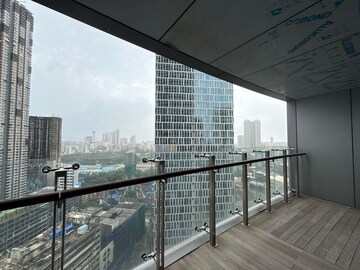 Balcony in 3 BHK Apartment at Lodha World Crest, Worli – for Rent