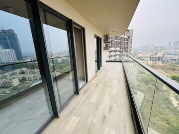 Balcony in 3 BHK Builder Floor at Unitech Nirvana Country Cedar Crest, Sector 50 – for Rent