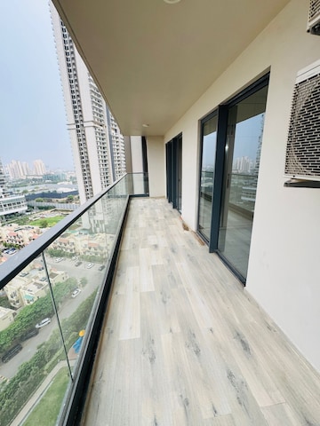 Balcony in 3 BHK Builder Floor at Unitech Nirvana Country Cedar Crest, Sector 50 – for Rent