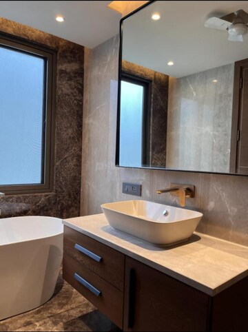 Attached Bathroom in 4 BHK Apartment at Vasant Vihar – for Rent
