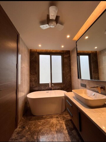 Attached Bathroom in 4 BHK Apartment at Vasant Vihar – for Rent