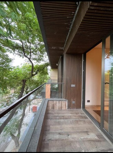 Balcony in 4 BHK Apartment at Vasant Vihar – for Rent