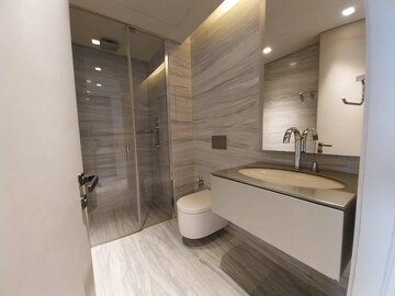 Bathroom in 4 BHK Apartment at Lodha The World Towers World One Tier 2, Worli – for Rent