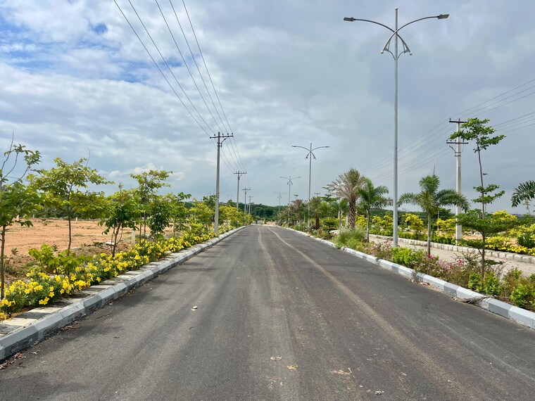 Garden, vasavi-archana-white-lotus  243 Sq.Yd. Plot In Kethireddipally Hyderabad 8893722