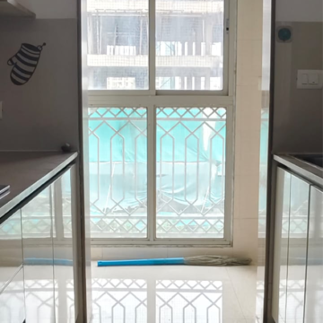 Kitchen in 2 BHK Apartment at Hiranandani Athena, Patlipada – for Rent