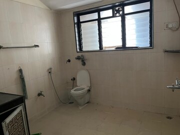 Bathroom in 2 BHK Apartment at Shiv Shankar Tower, Sanpada – for Rent