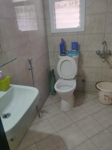 Bathroom in 2 BHK Apartment at Provident Kenworth, Rajendra Nagar – for Rent