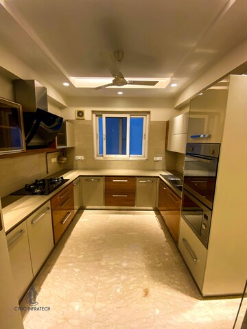 Kitchen in 4 BHK Apartment at Greater Kailash ii – for Rent