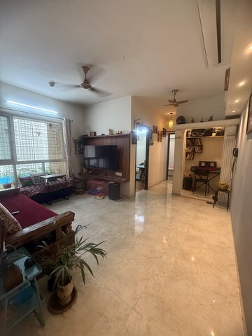 Living Room in 2 BHK Apartment at Lodha Amara, Kolshet Road – for Sale