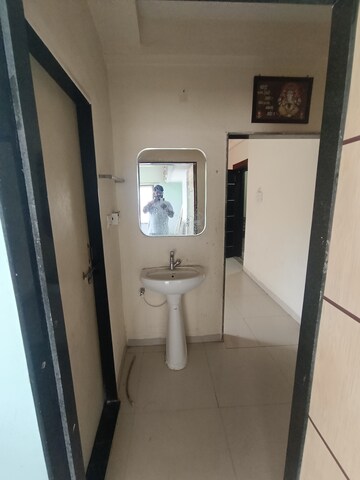 Bathroom in 2 BHK Apartment at Mirajgave Nagari – for Rent