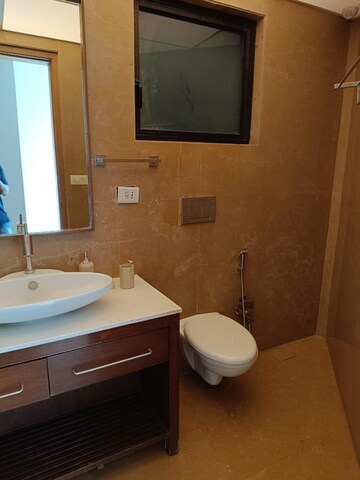 Bathroom in 3 BHK Apartment at S D The Imperial Edge, Tardeo – for Rent