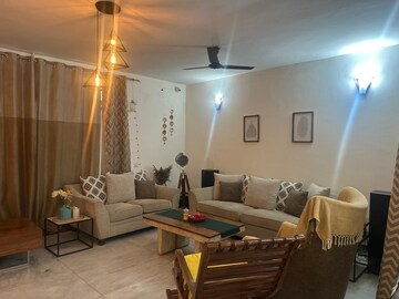 Living Room in 4 BHK Villa at Unitech Deerwood Chase, Nirvana Country – for Rent