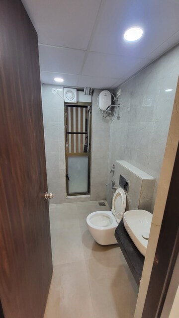 Bathroom in 2 BHK Apartment at Raymond Ten X Habitat, Pokhran Road No Two – for Rent