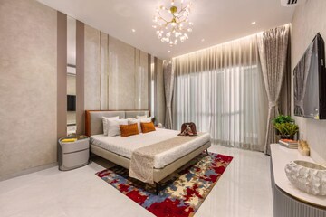 Bedroom in 4 BHK Apartment at Imperial Shadow, Tardeo – for Rent
