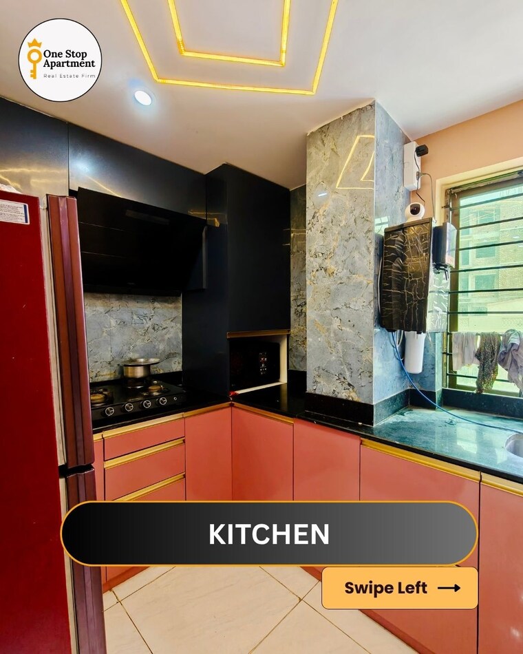 Kitchen, anik-one-rajarhat 2 Bedroom 986 Sq.Ft. Apartment In Rajarhat Kolkata 8893890