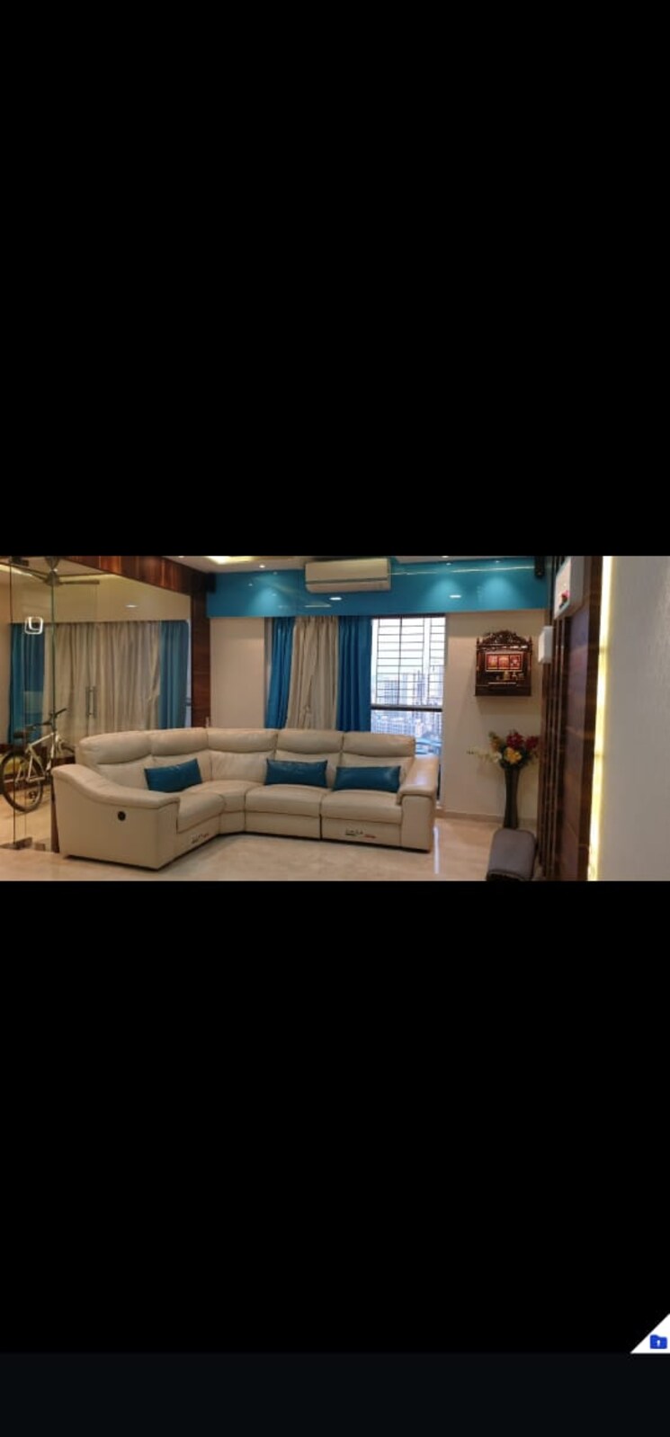 Living Room, raymond-ten-x-era 3 Bedroom 1350 Sq.Ft. Apartment In Pokhran Road No One Thane 8893904