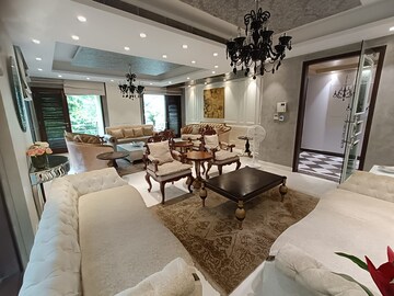 Living Room in 4 BHK Apartment at Boutique Residential Apartments D-6 4, Vasant Vihar – for Sale