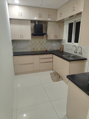 Kitchen in 3 BHK Apartment at Aparna Sarovar Zenith, Nallagandla – for Rent