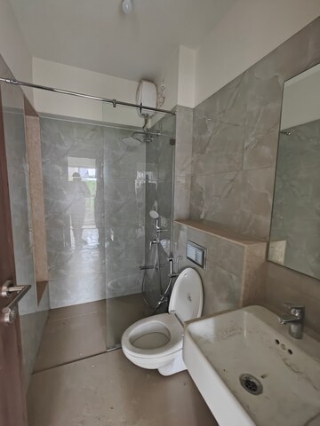 Bathroom in 2 BHK Apartment at L And T Seawoods Residences, Seawoods – for Rent
