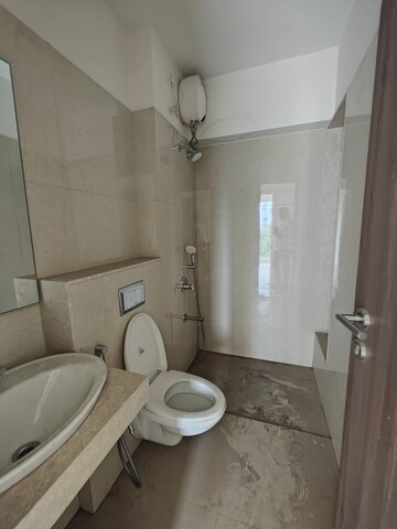 Bathroom in 2 BHK Apartment at L And T Seawoods Residences, Seawoods – for Rent