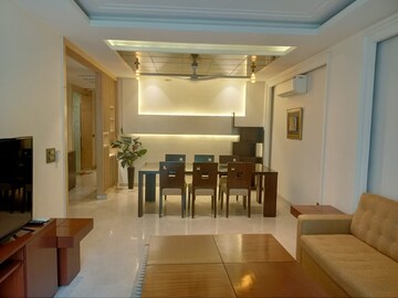 Living Room in 3 BHK Apartment at Defence Colony – for Rent